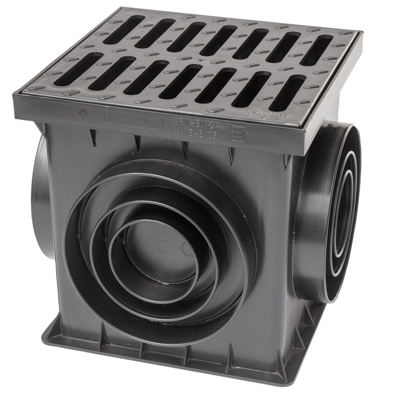 Revisionsschacht mit Rost