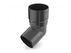Coude en PVC pour tube de descente 90 mm