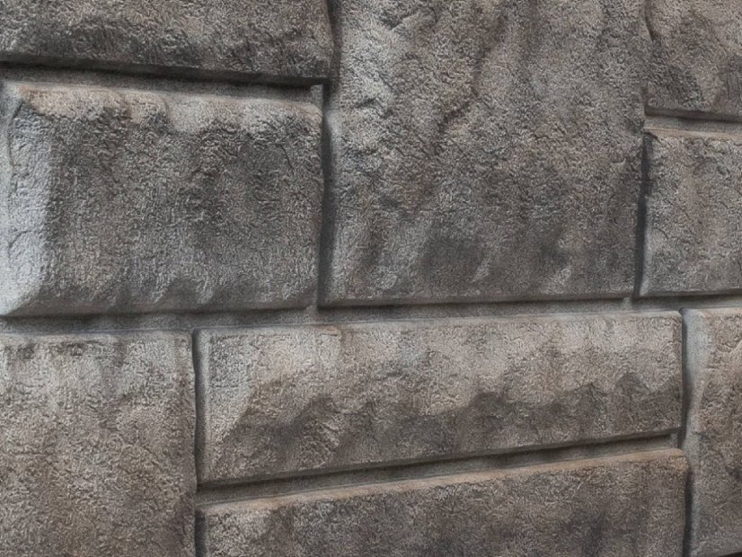 Fassadenverkleidung Cut Stone - Farbe: Smoke White