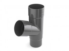 Plastové napojenie do zvodu PVC 90 mm