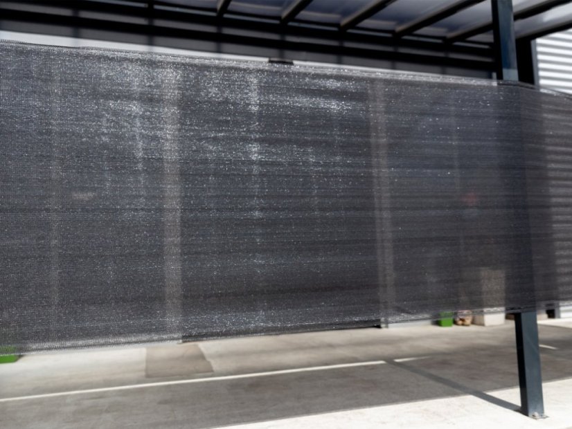 Malla de sombreo 90% gris - Dimensión: 1,5 x 100 m