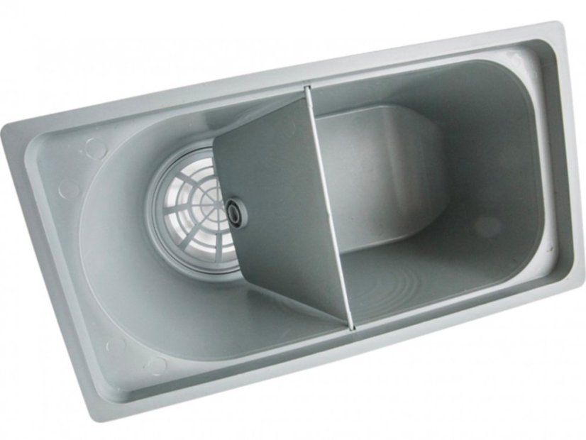 Trappola per acque meteoriche dal tetto – Pozzetto pluviale - Colore: marrone