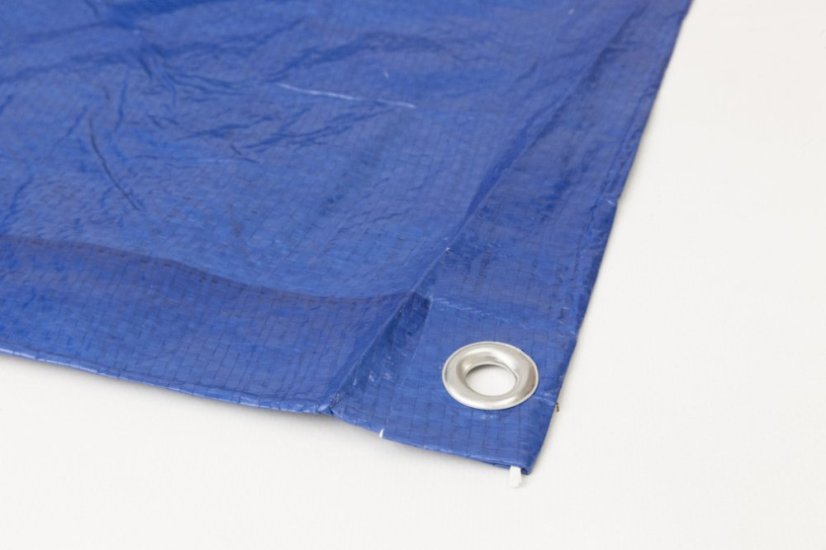 Bâche de protection 80 g bleue - Taille: 8 x 10 m