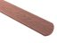 Composiet schuttingplank teak - Variant: Afgerond, Afmeting: 71 x 11 x 1800 mm