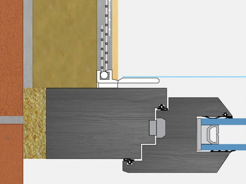 Profil PVC cu plasa si banda pentru etansare ferestre EKO - Dimensiune: 6 x 1600 mm