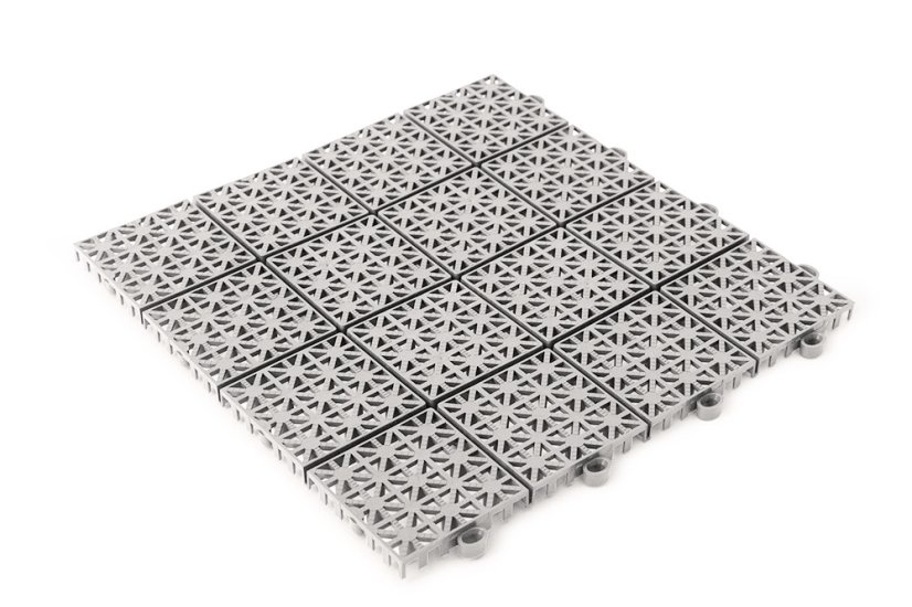 Piastrella da terrazza Easygrid – grigio chiaro