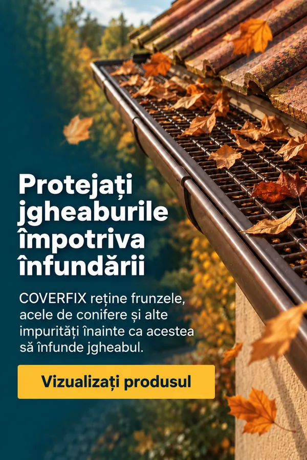 COVERFIX Captator de murdărie pentru jgheaburi
