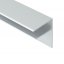 Ukončovací profil ALU-F přírodní - Rozměr: 3000 x 16 mm