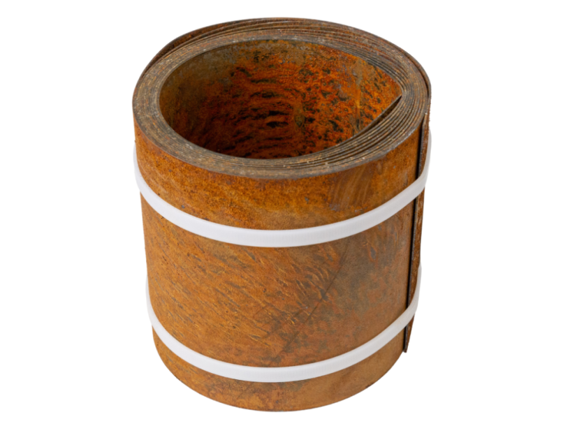 Pohledový obrubník Corten plochý - Rozměr: 150 x 5000 x 1 mm