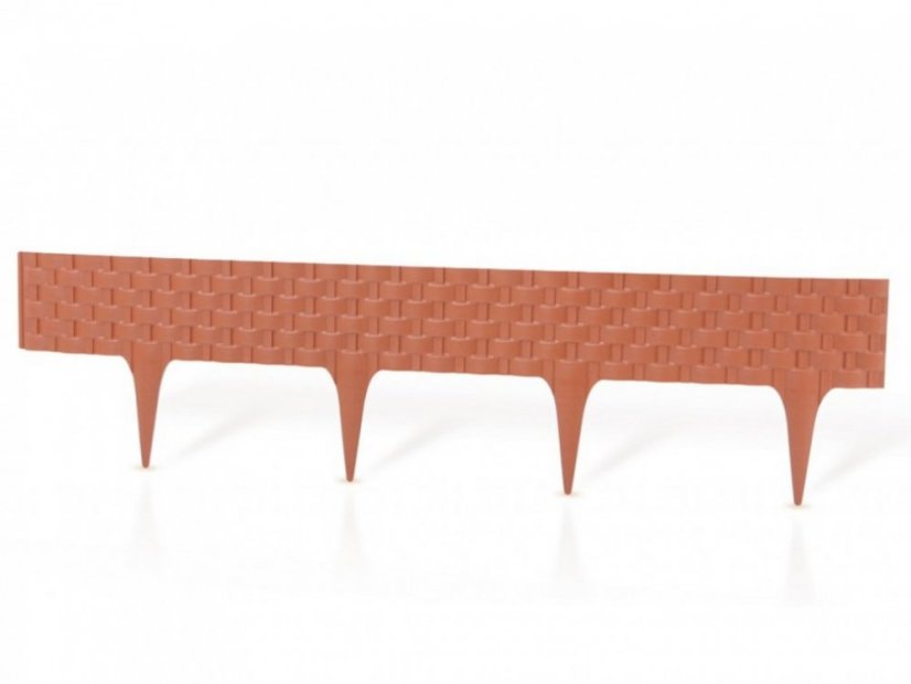 Covergarden Rattan kerti szegély terrakotta