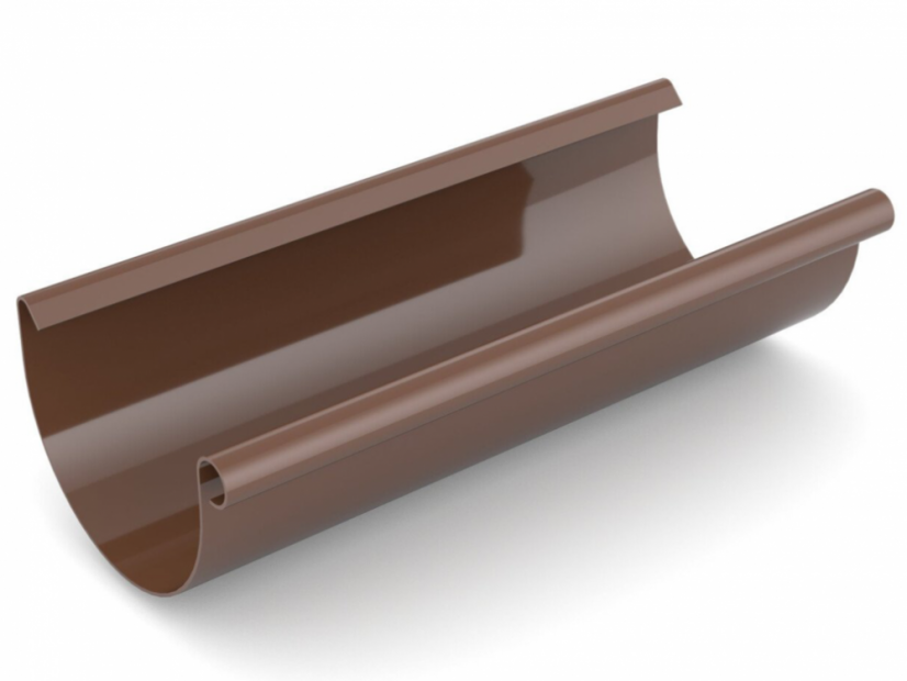 PVC dakgoot 100 mm - Kleur: antraciet, Afmeting: 4 m x 100 mm