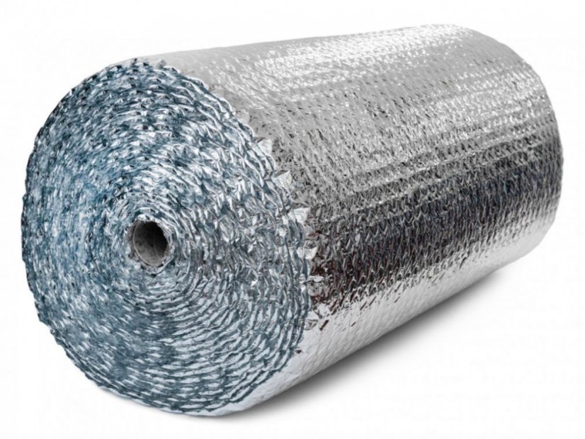 Reflexní parotěsná bublinková fólie ALUBAR Thermo Max - Rozměr: 1,2 x 25 m