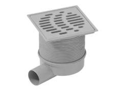 Teleskopická bočná podlahová vpusť