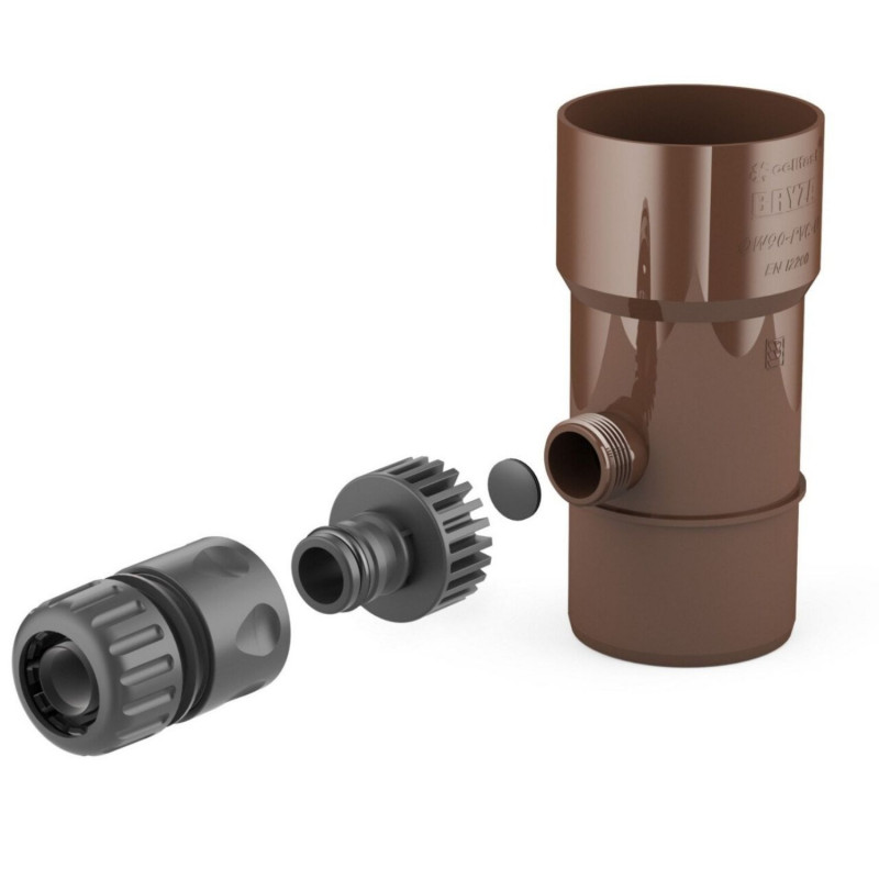 Plastový sběrač dešťové vody PVC 90 mm - Barva: antracit