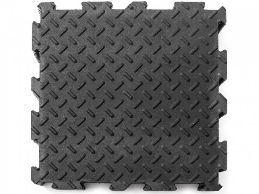 Gumowa płyta Alfa - Rozmiar: 30 x 30 cm / 6 mm