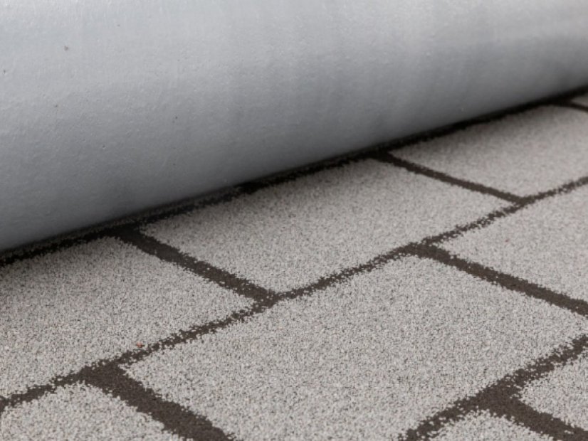 Selbstklebende Bitumen Dachschindel in der Rolle Rollshingle Rechteck | 1 × 5 m - Farbe: Grau