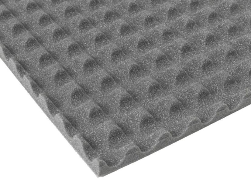 Akustikschaumstoff Sinus - Variante: selbstverlöschend