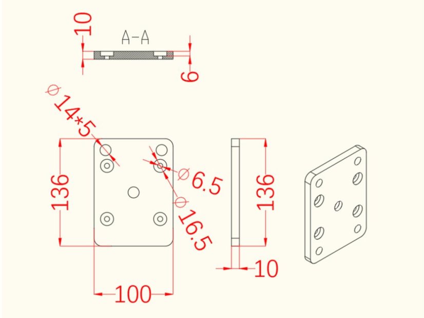 Słupek ogrodzeniowy aluminiowy - Wariant: Z kołnierzem, Rozmiar: 76 x 76 x 1000 mm