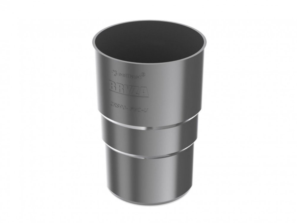 Mufă de legătură pentru burlan din PVC 90 mm - Culoare: antracit ...