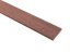 Composiet schuttingplank teak - Variant: Afgerond, Afmeting: 71 x 11 x 1800 mm