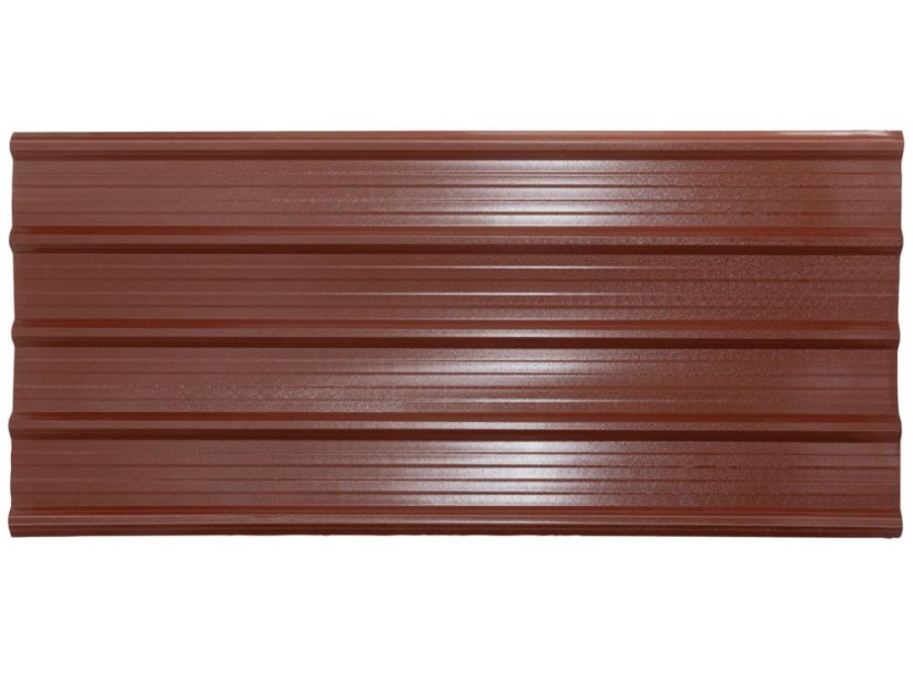 Copertura per tetto trapezoidale ASA T25 - Colore: terracotta