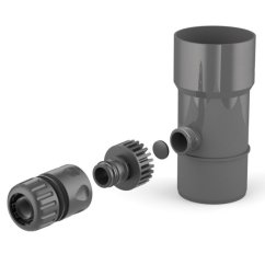 Colector de agua de lluvia de PVC 63 mm