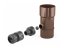 Collecteur d'eau de pluie PVC 63 mm - Couleur: noir
