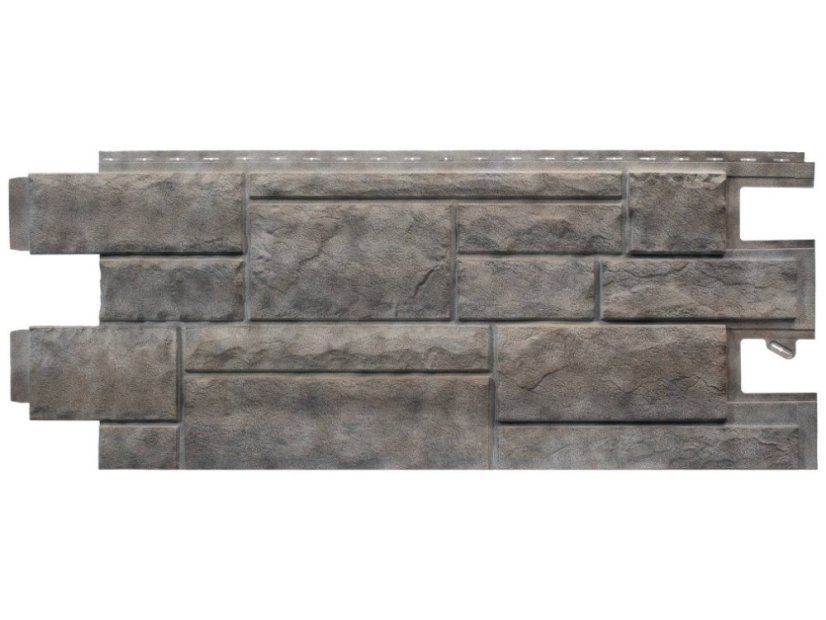 Fassadenverkleidung Cut Stone - Farbe: Smoke White