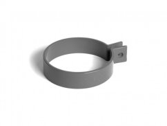 PVC scharnierbeugel met moer 90 mm