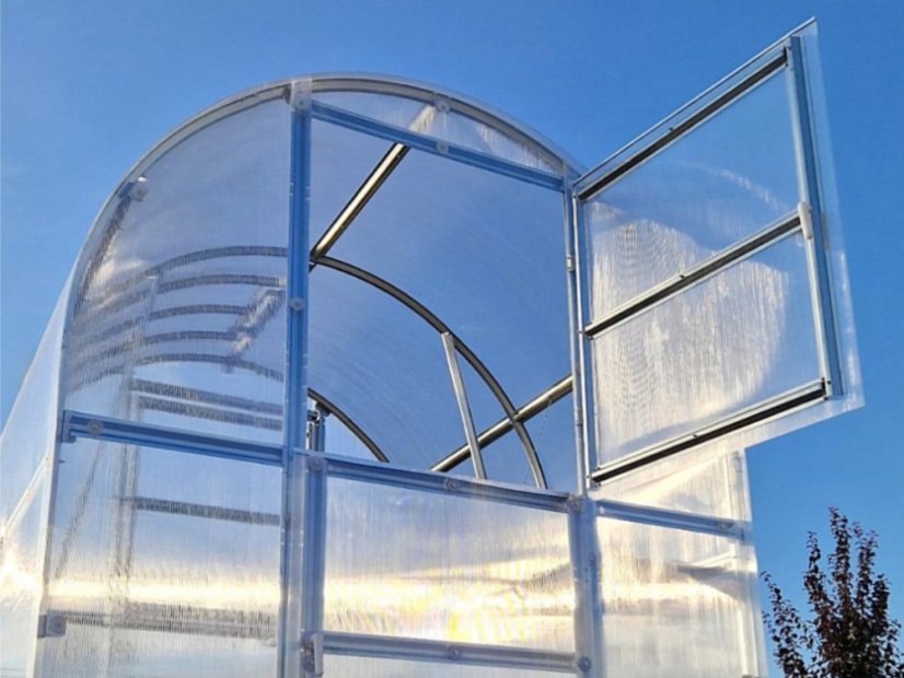 Garten-Gewächshaus aus Polycarbonat Classic Mini - Variante: Mini, Abmessung: 4 x 2 m