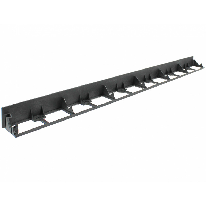 Bordo da giardino invisibile Covergarden - Dimensione: 4,5 x 100 cm, Colore: nero