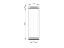 Nerezový komínový prieduch DW25/150 - Rozmer: ø 150 x 450 mm