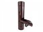 Gekleurde zinken regentonklep 100 mm - Kleur: RAL 7016 antraciet