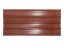 Lastra trapezoidale in PVC T25 terracotta