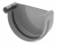 Embout en PVC pour gouttière 75 mm - Couleur: anthracite, Variante: gauches