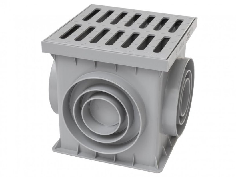 Revisionsschacht mit Rost