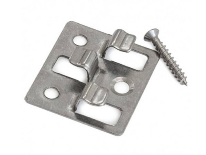 Montageklem set met schroef WPC Technodeck Strong - Variant: roestvrij staal