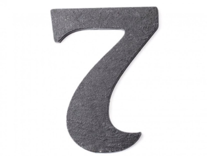 Număr de casă din ardezie mic