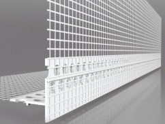 Začisťovací okenný profil LT so skrytou odkvapovou lištou a perlinkou