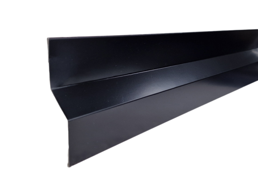 Stalen afwerkprofiel N voor noppenfolie - Kleur: antraciet