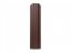 Plechová plotová doska "plotovka" Sicuro oblá - Rozmer: 125 x 11,5 x 1,8 cm, Farba: hnedá