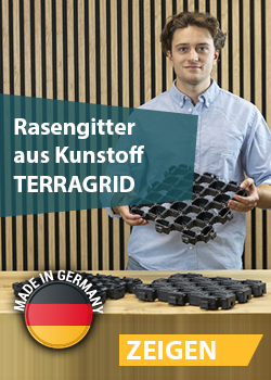 Rasengitter aus Kunststoff Terragrid
