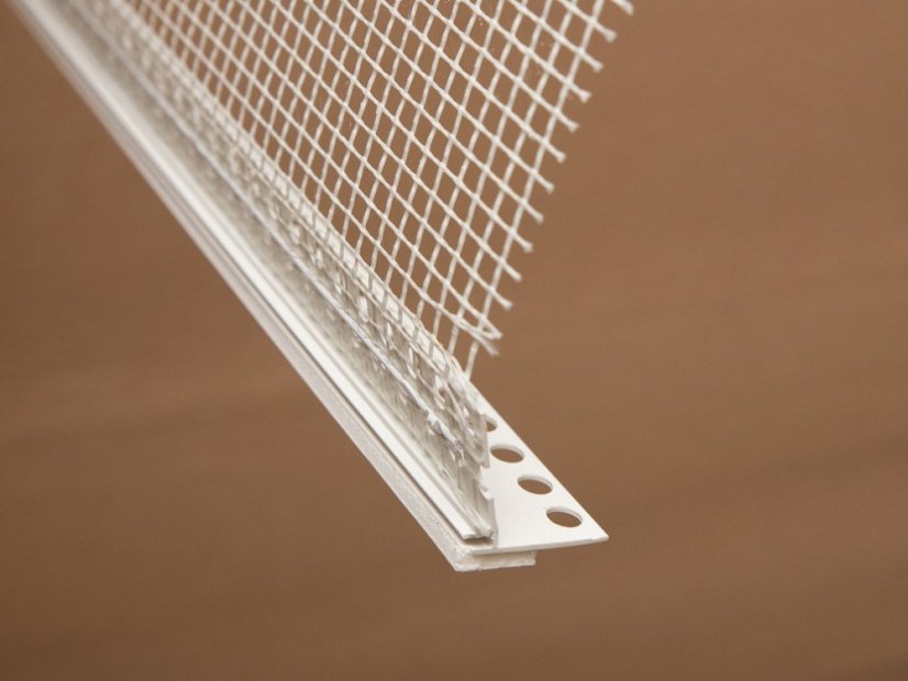 Parapetní profil LTE s tkaninou - Rozměr: 100 x 100 x 2000 mm