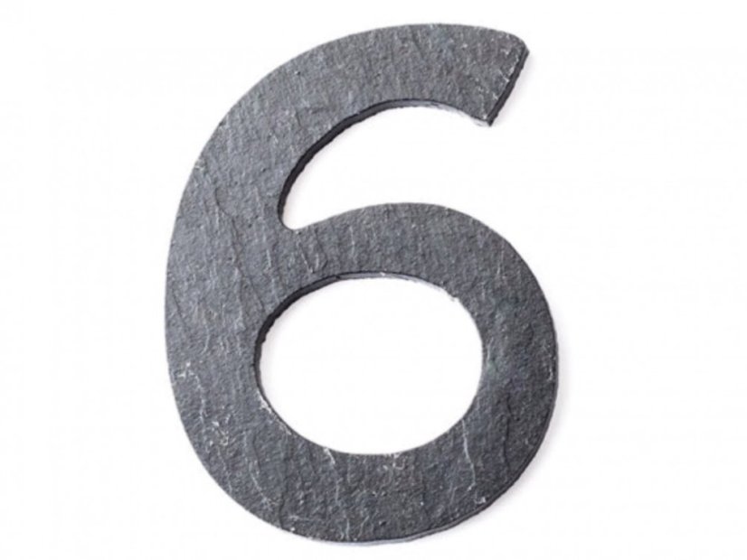 Număr de casă din ardezie mic