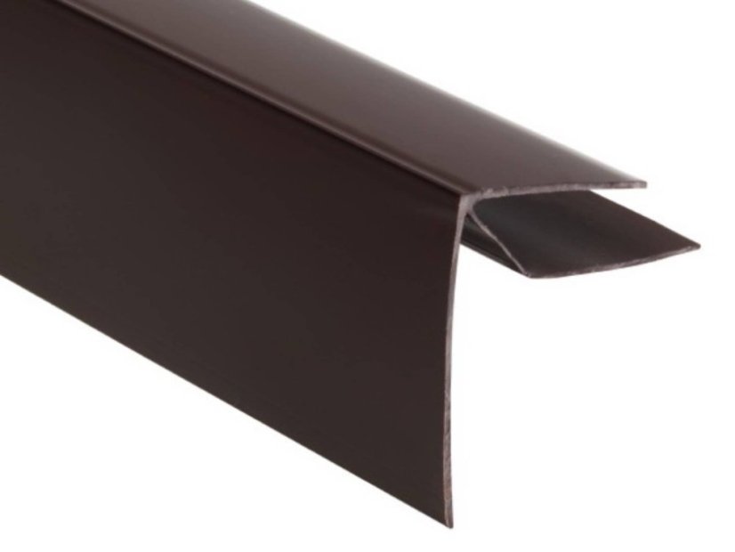 F-afwerkingsprofiel COLOR - Kleur: noot
