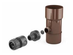 Plastový sběrač dešťové vody PVC 110 mm