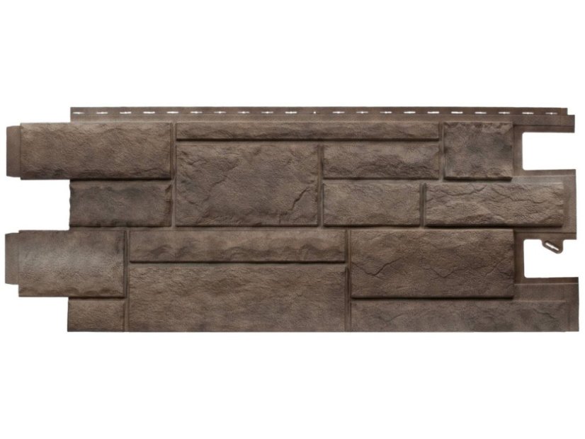 Fassadenverkleidung Cut Stone - Farbe: Smoke White