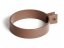 Morsetto di scarico PVC 63 mm - Colore: rosso