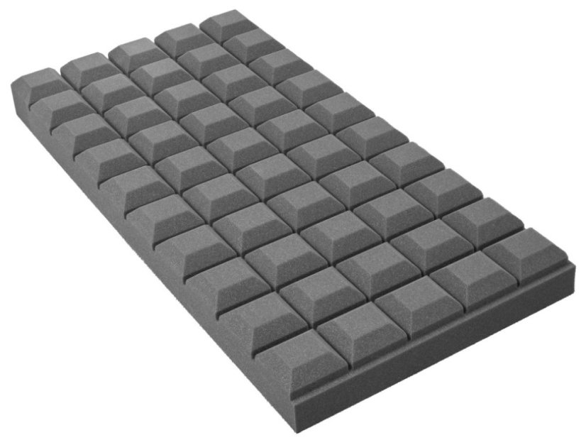 Akustická pena Chocolate - Rozmer: 100 x 50 x 9 cm