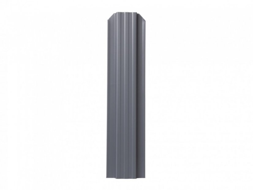 Plechová plotovka Sicuro oblá - Rozměr: 80 x 11,5 x 1,8 cm, Barva: antracit